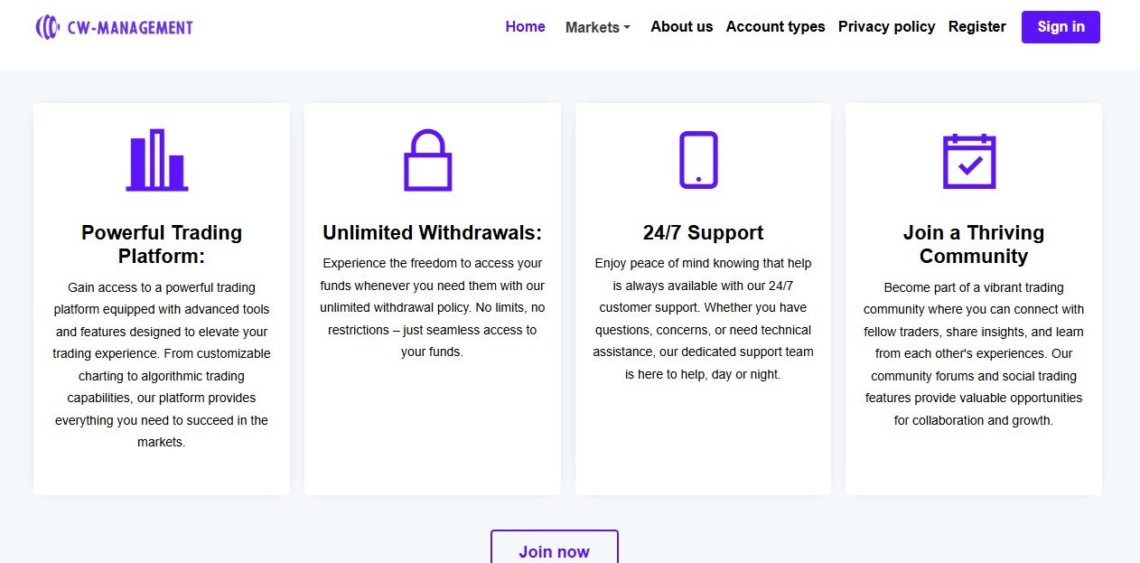 CW Management Benefits CW Management Benefits